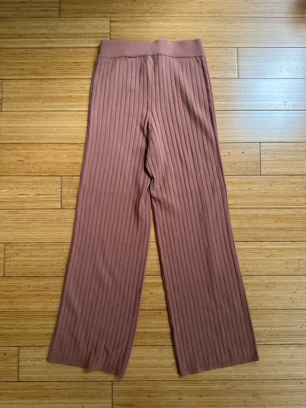 Abercrombie & Fitch Ribbed Knit 2 Piece Lounge Set XS Mauve Brown - Picture 7 of 16